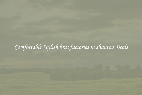 Comfortable Stylish bras factories in shantou Deals