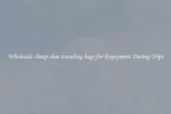 Wholesale cheap shoe traveling bags for Enjoyment During Trips