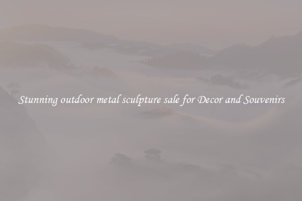 Stunning outdoor metal sculpture sale for Decor and Souvenirs