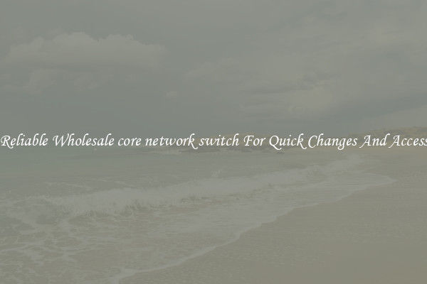 Reliable Wholesale core network switch For Quick Changes And Access