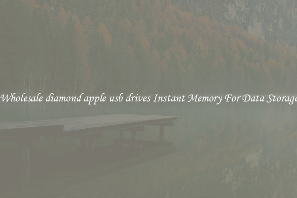 Wholesale diamond apple usb drives Instant Memory For Data Storage