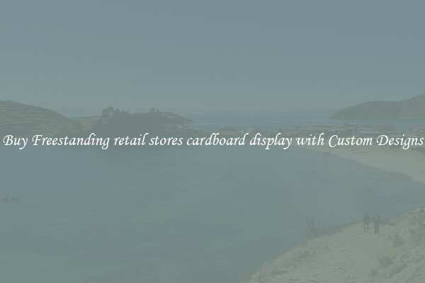 Buy Freestanding retail stores cardboard display with Custom Designs