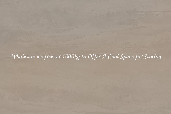 Wholesale ice freezer 1000kg to Offer A Cool Space for Storing