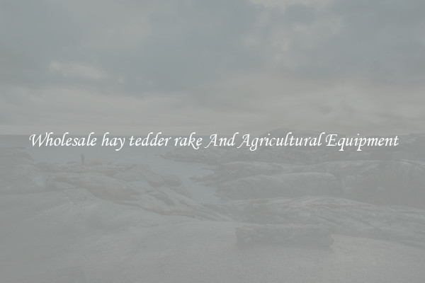 Wholesale hay tedder rake And Agricultural Equipment